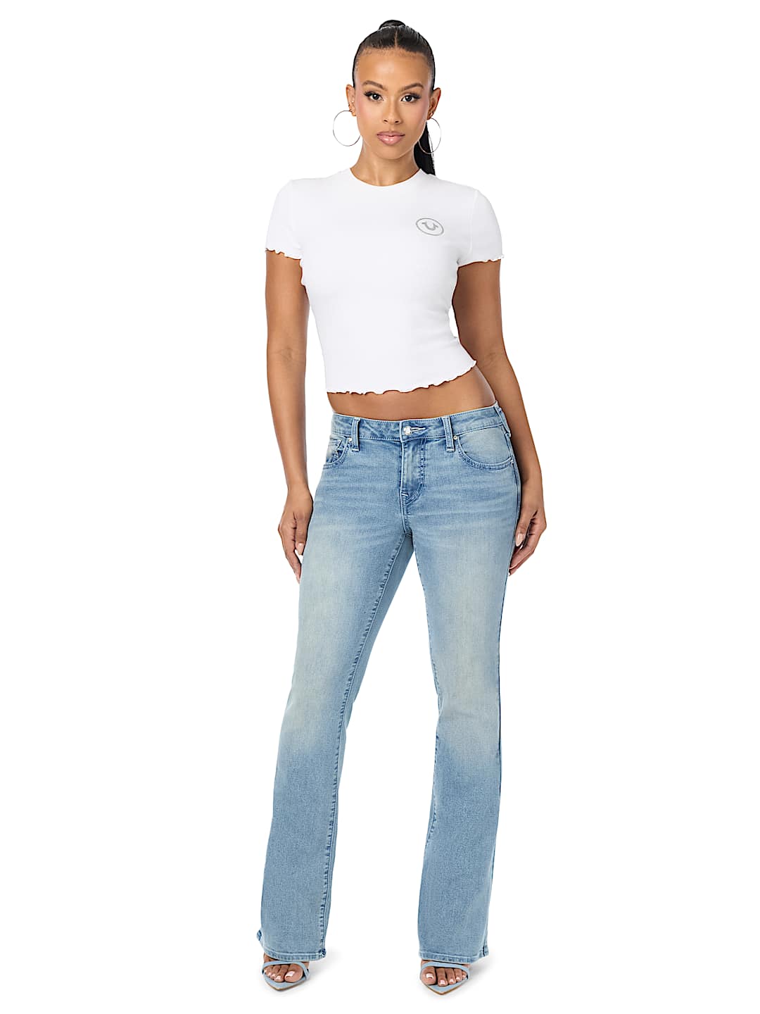 BECCA MID RISE BOOTCUT JEAN