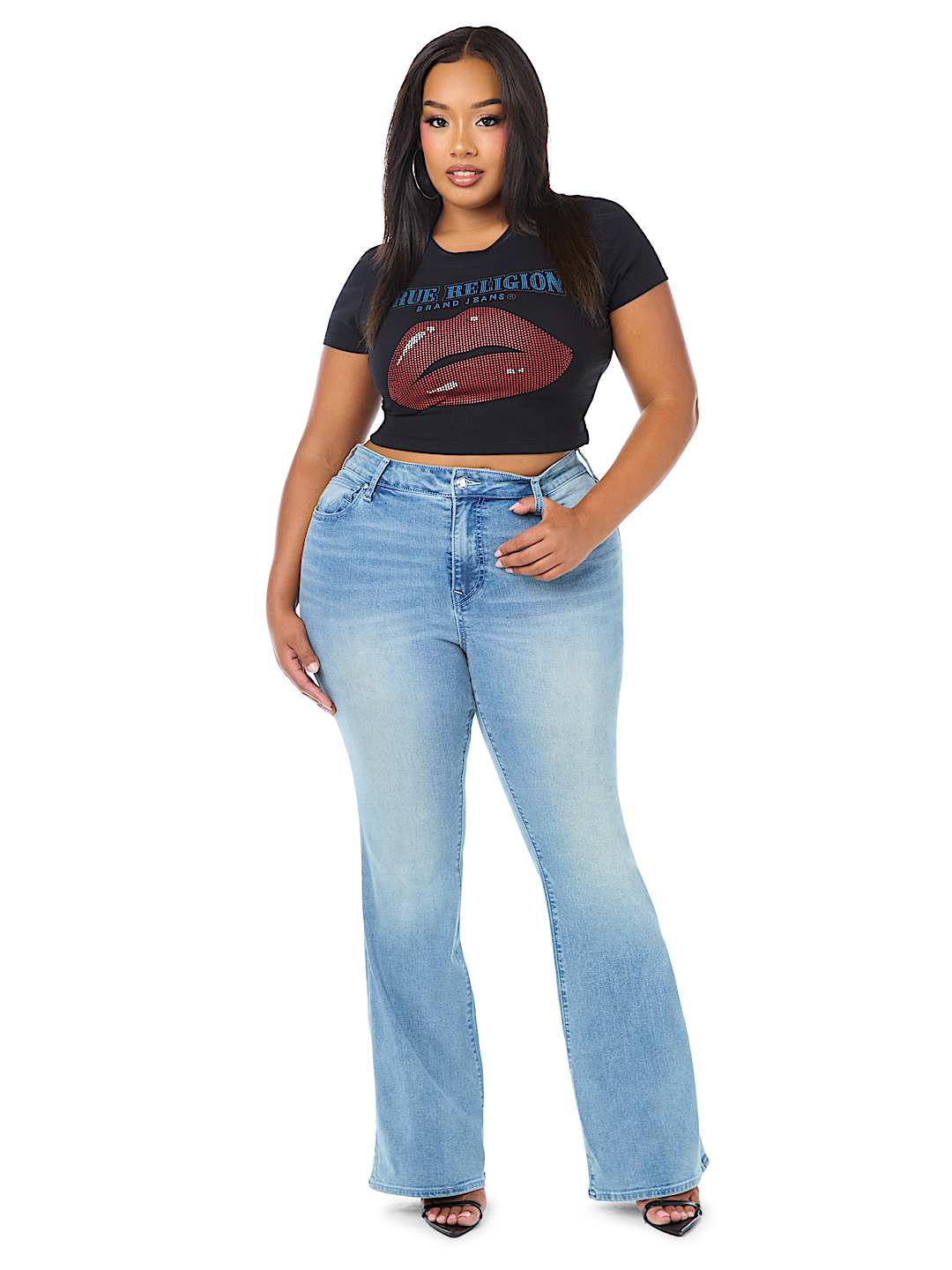 PLUS BECCA MID RISE BOOTCUT JEAN