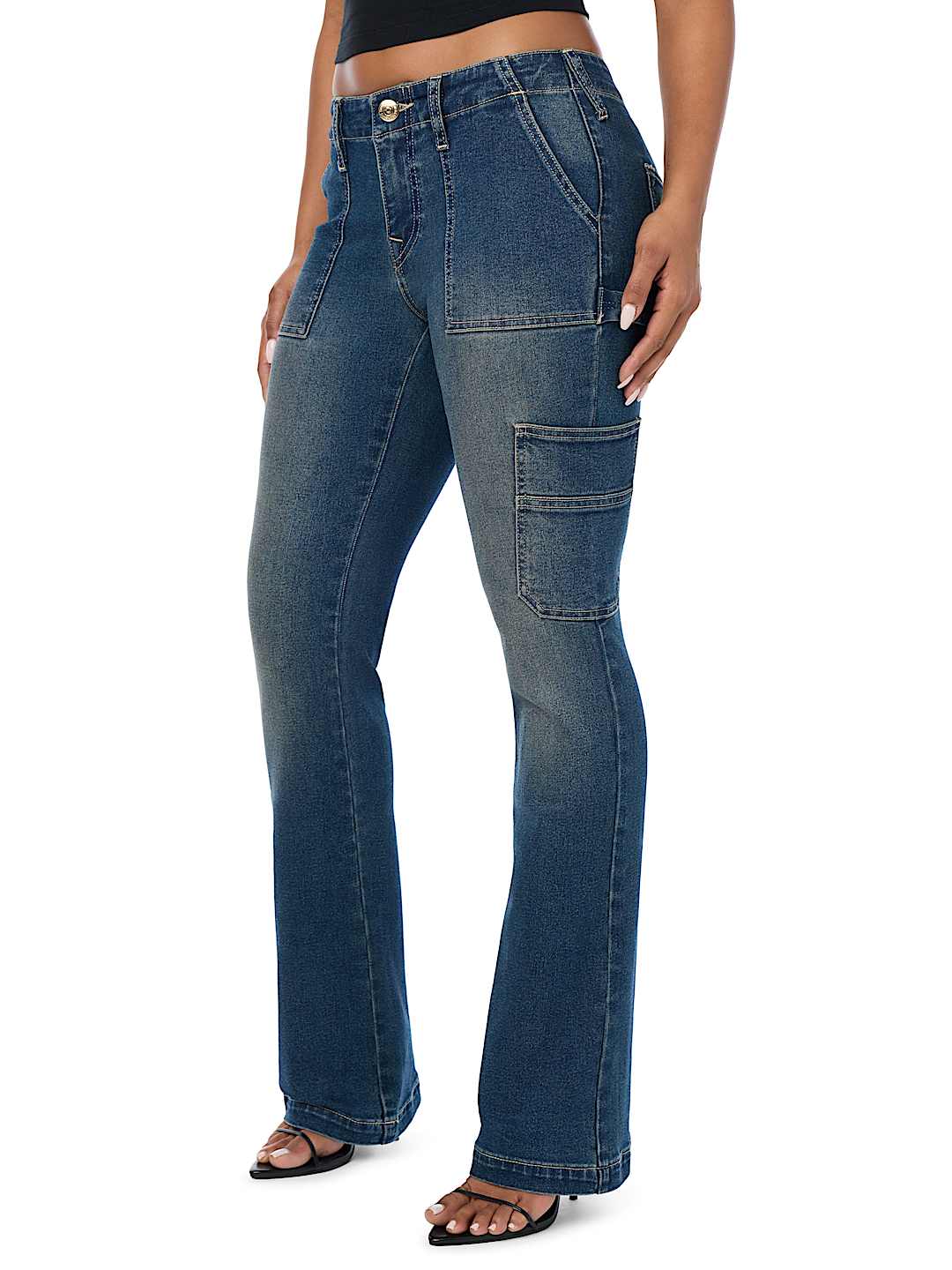 BECCA MID RISE CARPENTER BOOTCUT JEAN