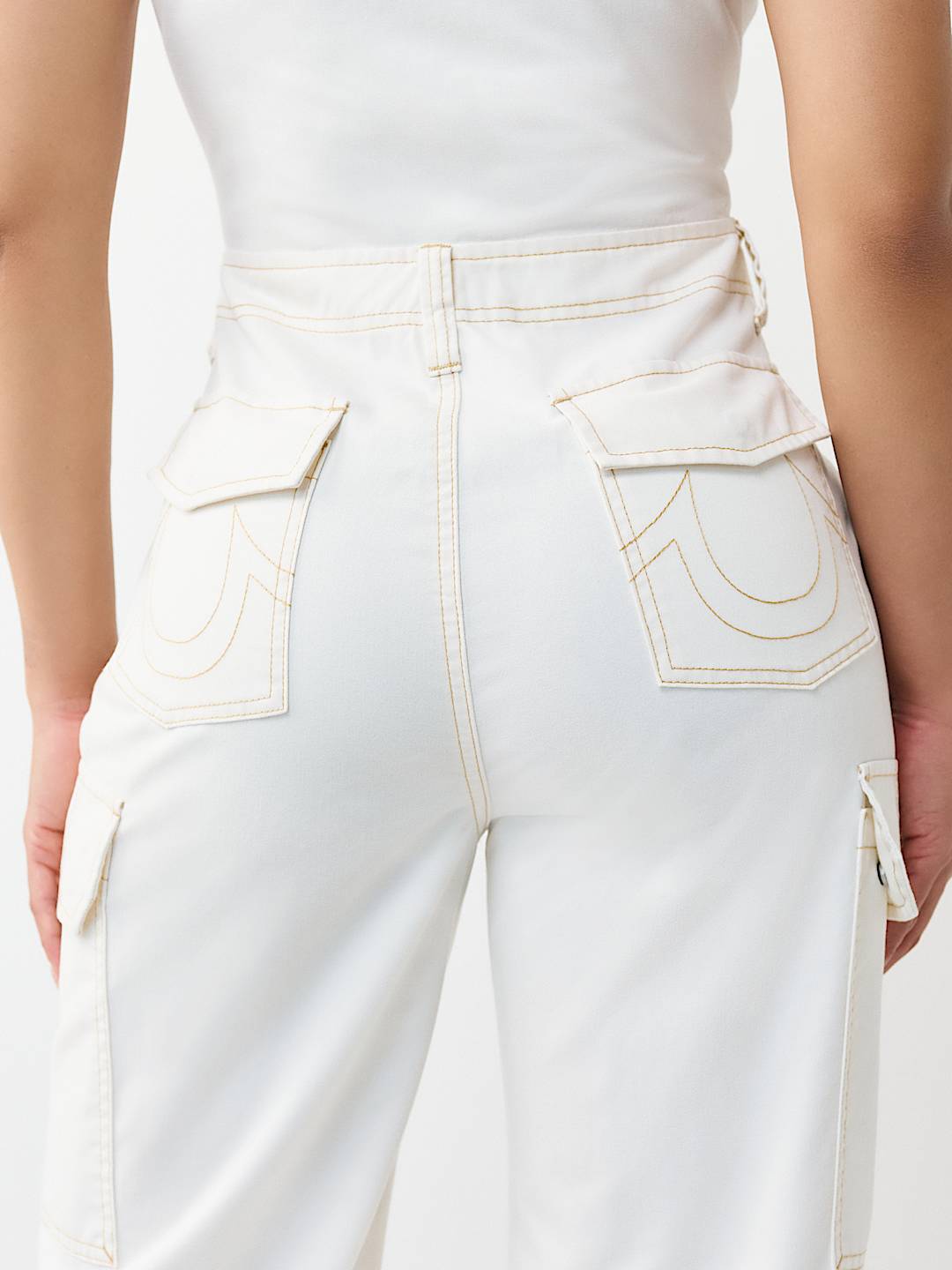 TWILL  CARGO STRAIGHT JUMPSUIT, image 5