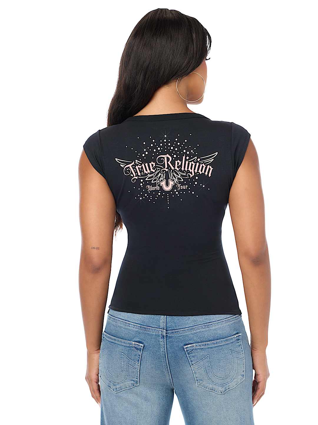 SCOOP NOTCH ANGEL TEE