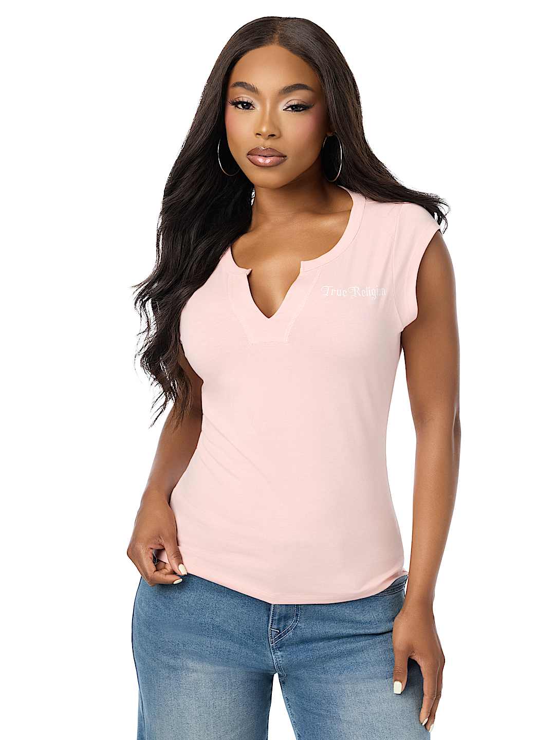 SCOOP NOTCH ANGEL TEE
