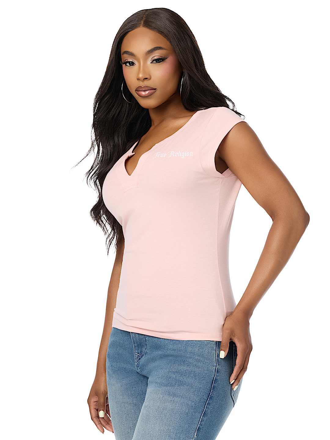 SCOOP NOTCH ANGEL TEE