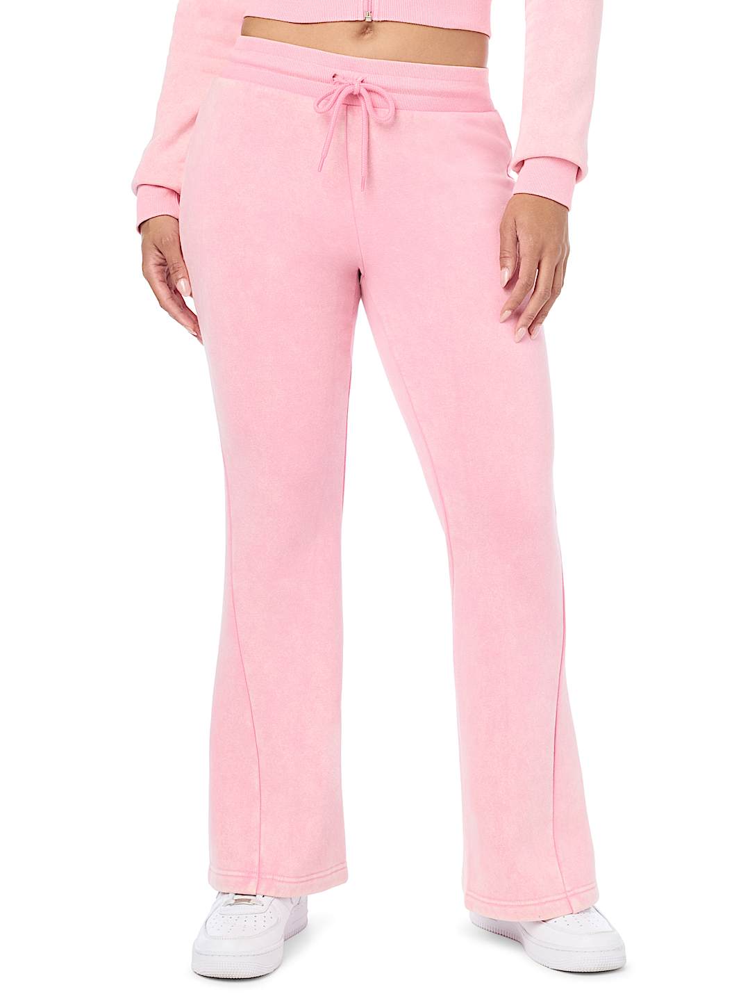 WASHED WING TWISTED FLARE SWEATPANT