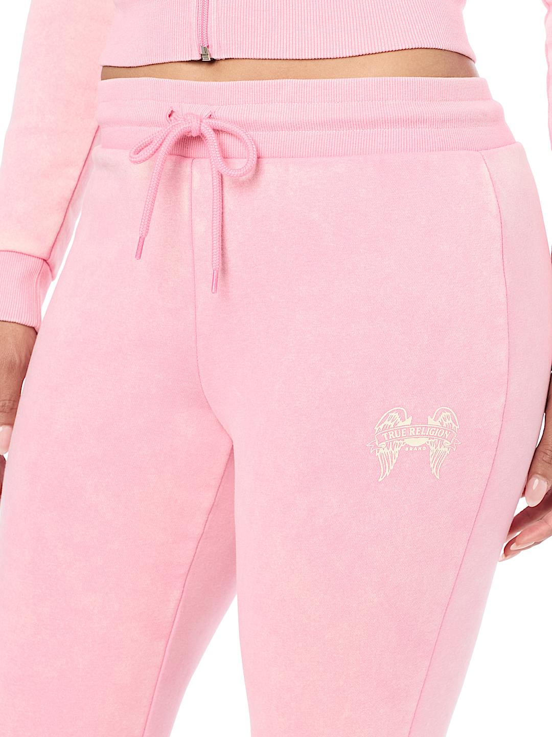 WASHED WING TWISTED FLARE SWEATPANT