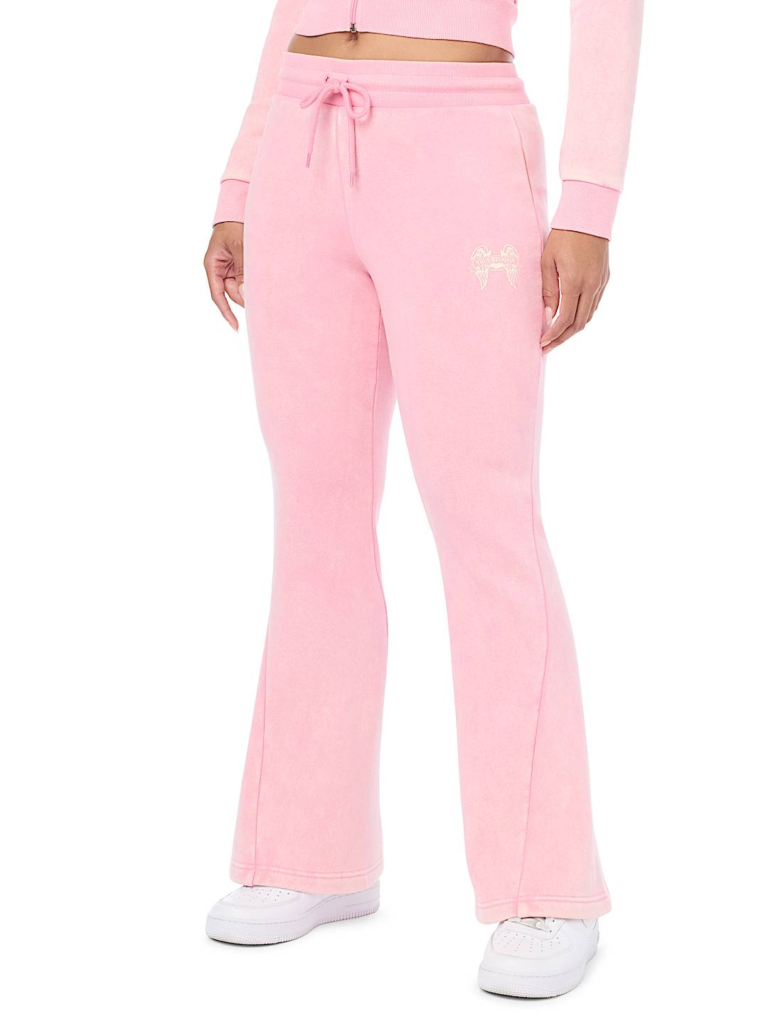 WASHED WING TWISTED FLARE SWEATPANT