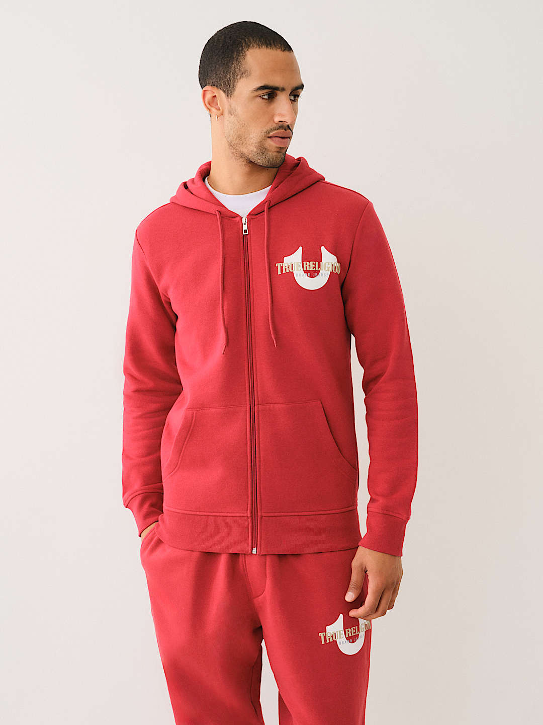 HORSESHOE LOGO ZIP HOODIE, image 2