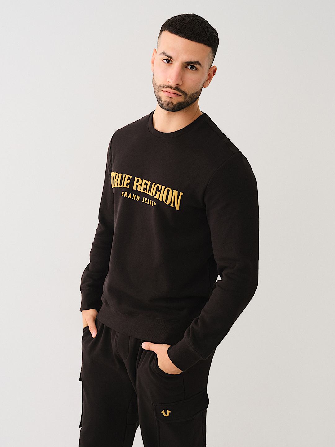 Supreme Arc Logo Crewneck Black Men's - FW15 - US