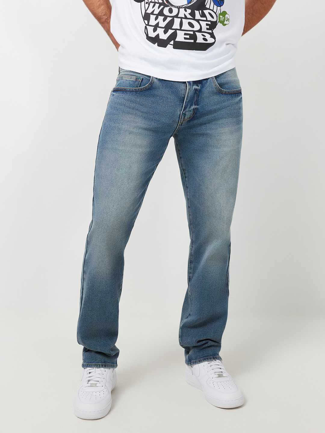RICKY SINGLE NEEDLE STRAIGHT JEAN - Light Chilly Wash | True