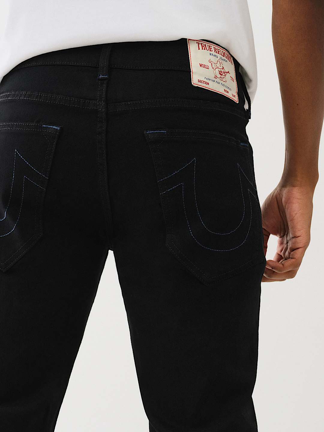 TRUE RELIGION STRAIGHT FIT BLACK JEANS shops (NWOT)