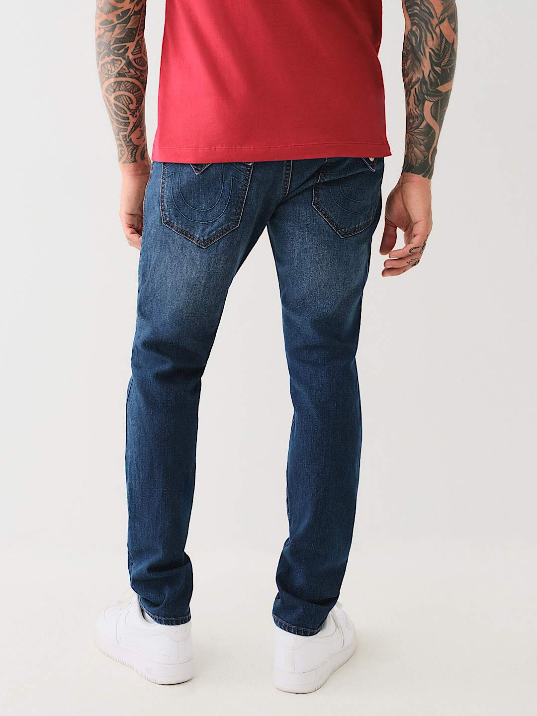 True Religion Relaxed sale Skinny Jeans Rocco Flaps Indigo Blue