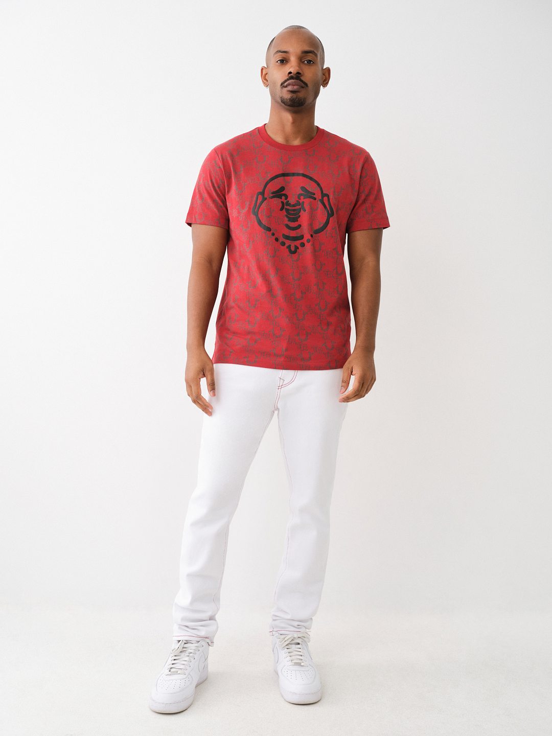 BUDDHA FACE TR MONOGRAM TEE