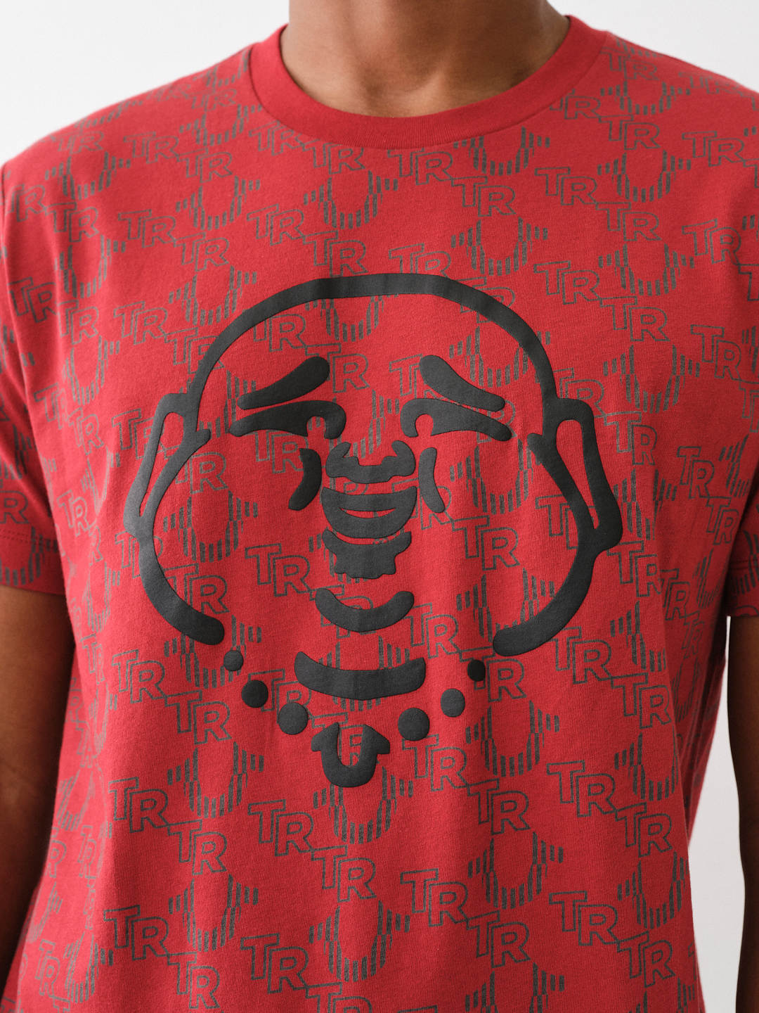 BUDDHA FACE TR MONOGRAM TEE