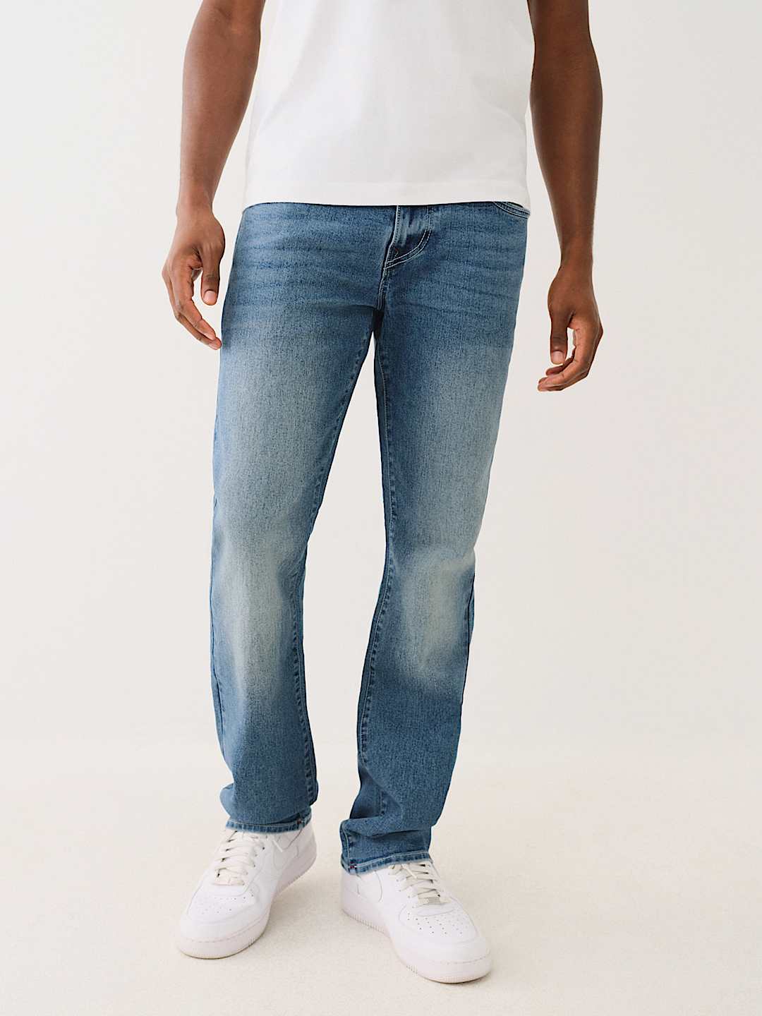RICKY MEDIUM WASH STRAIGHT JEAN - Medium Wintry Wash | True