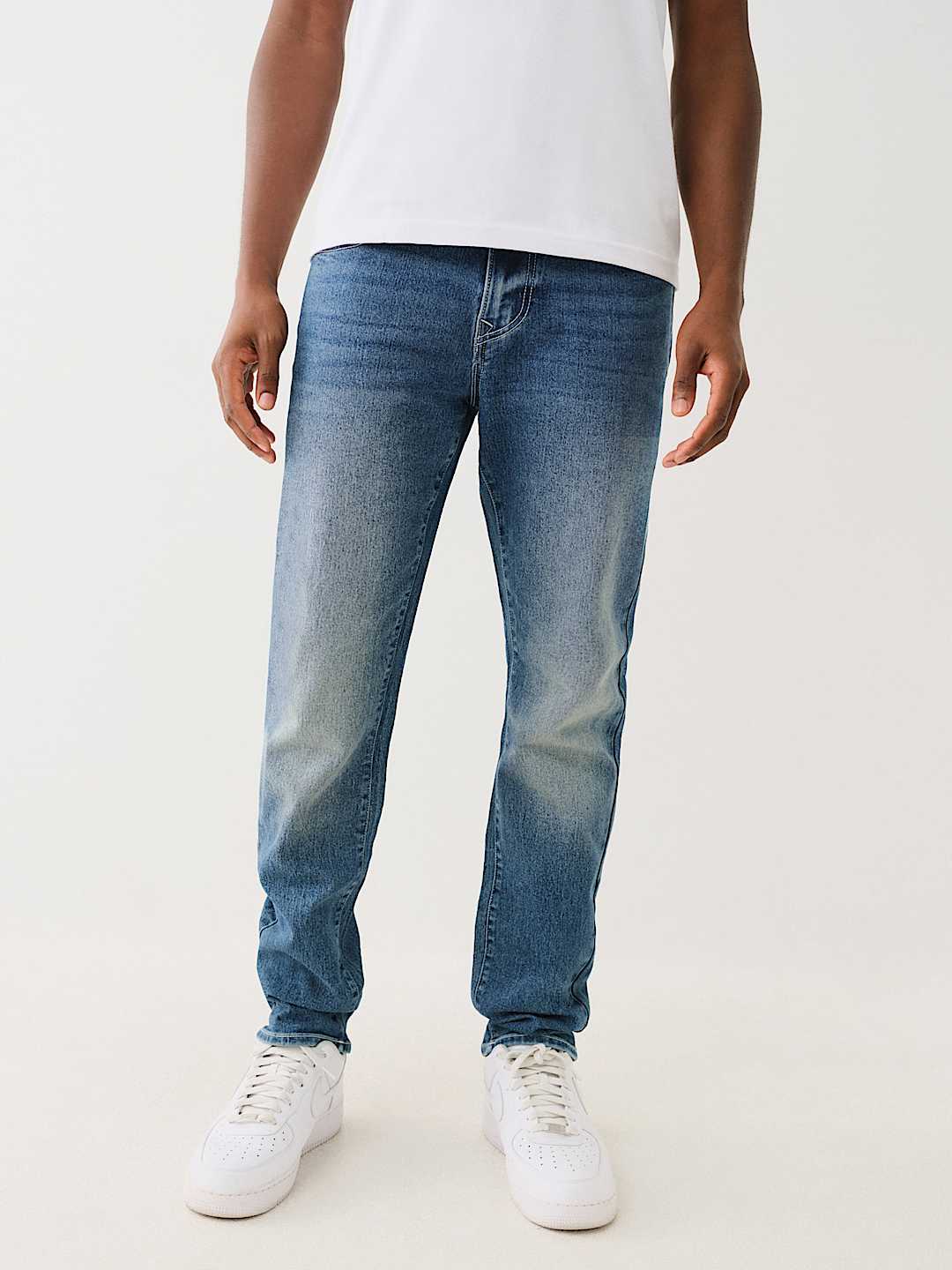 True Religion Men's Geno Flap Sn, Aviator Light Wash, 42 at