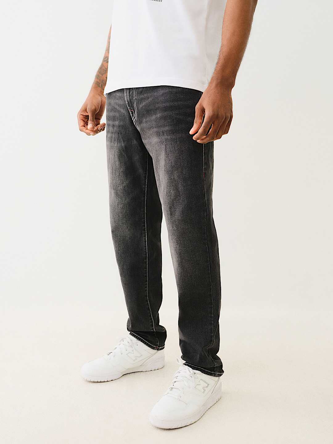 GENO SLIM JEAN - GREY GLOOMY WASH | True Religion