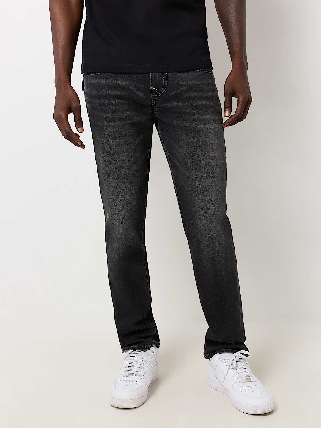 True shops Religion Geno Straight Jeans Black