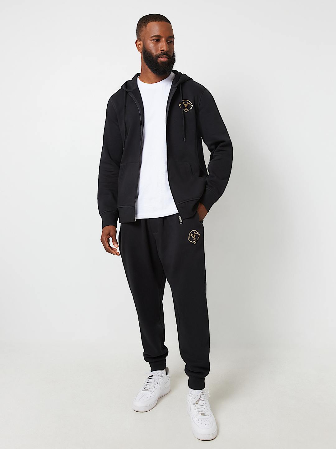 【TRUE RELIGION】FRAMED BUDDHA ZIP フーディー FRAMED BUDDHA ZIP HOODIE | True Religion