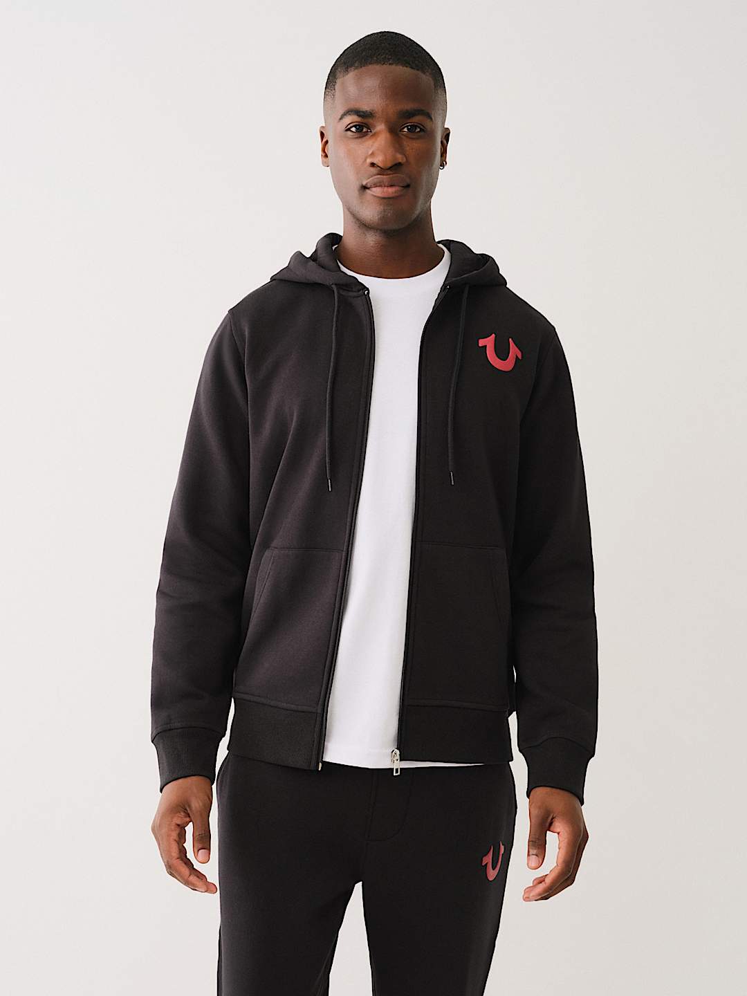 OVERLAP BUDDHA LOGO ZIP HOODIE | True Religion