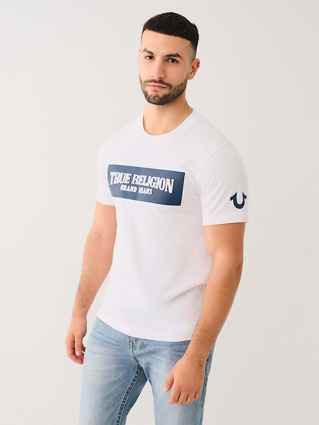 EMBOSSED BOX LOGO TEE | True Religion