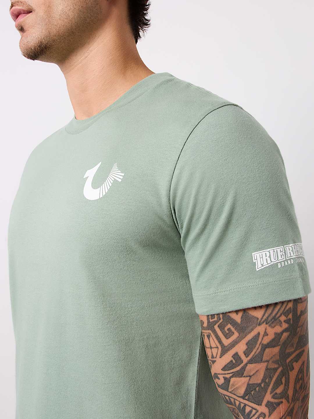 CRYSTAL BUDDHA LOGO CREW TEE, image 3