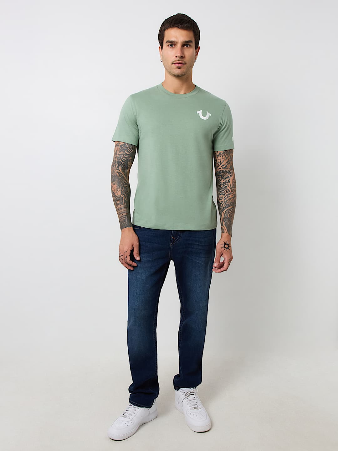CRYSTAL BUDDHA LOGO CREW TEE, image 6