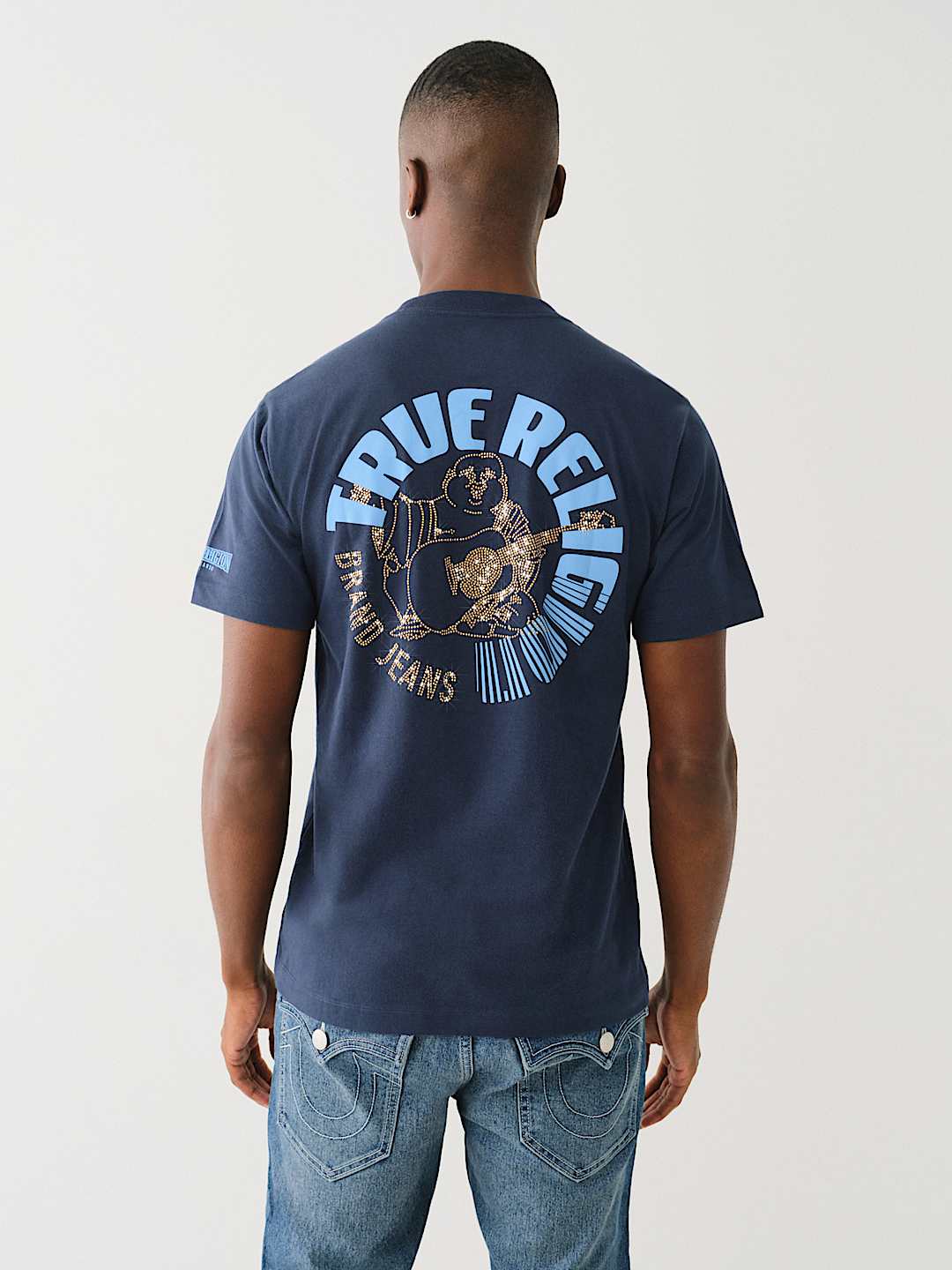 CRYSTAL BUDDHA LOGO CREW TEE, image 4