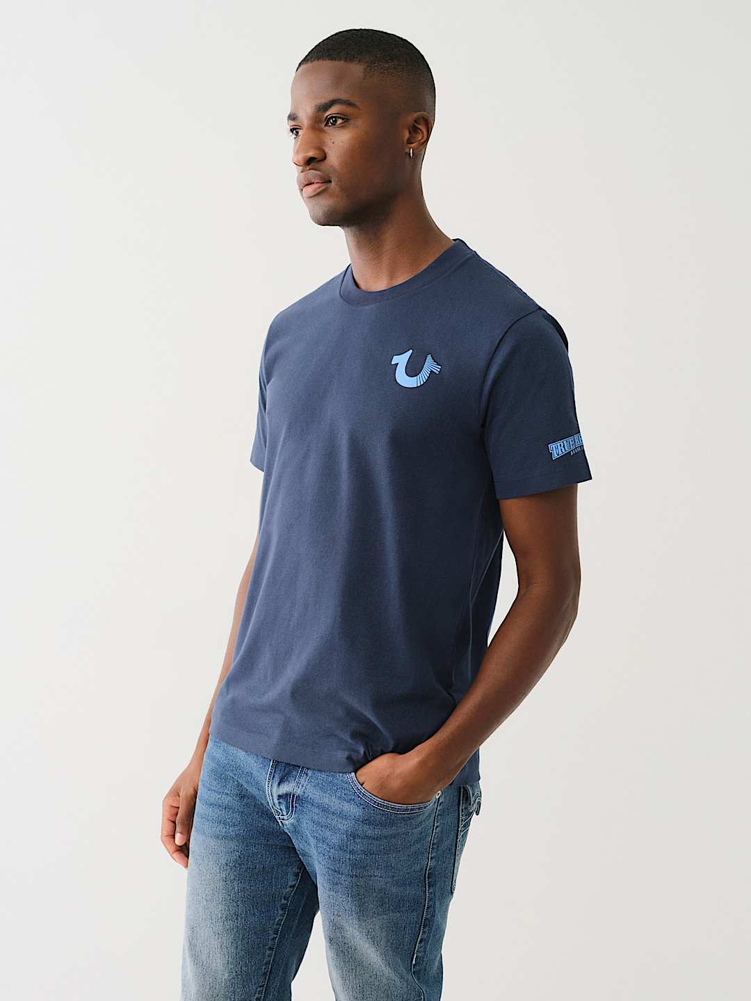 CRYSTAL BUDDHA LOGO CREW TEE, image 5