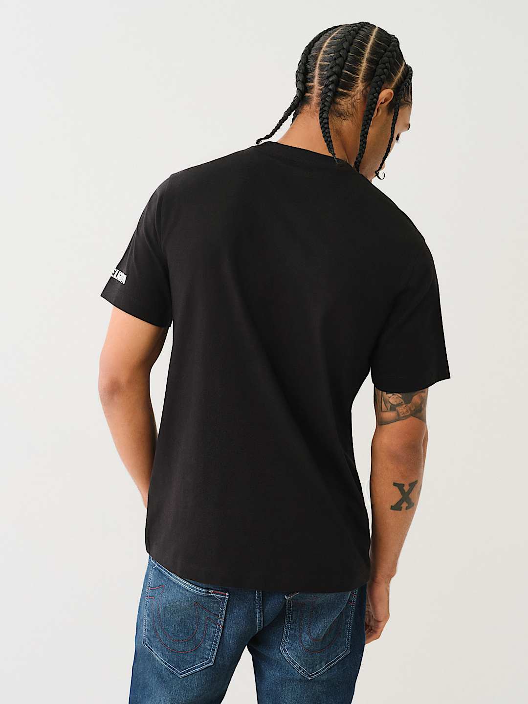 CRYSTAL HORSESHOE LOGO TEE