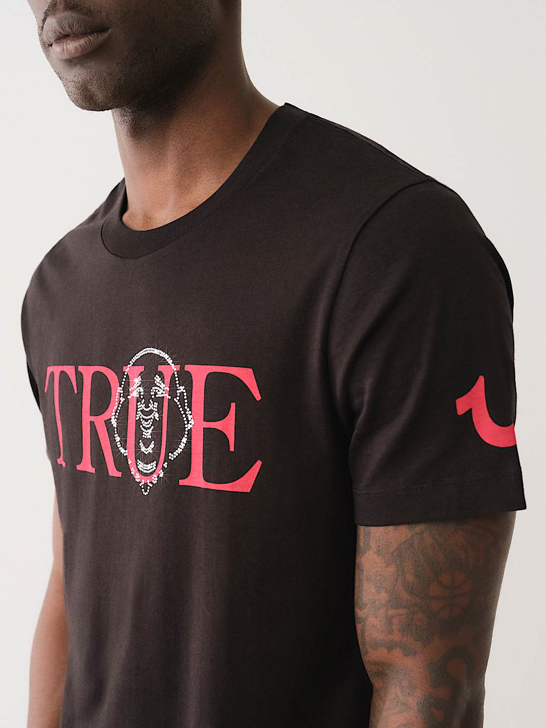 CRYSTAL BUDDHA FACE TEE | True Religion