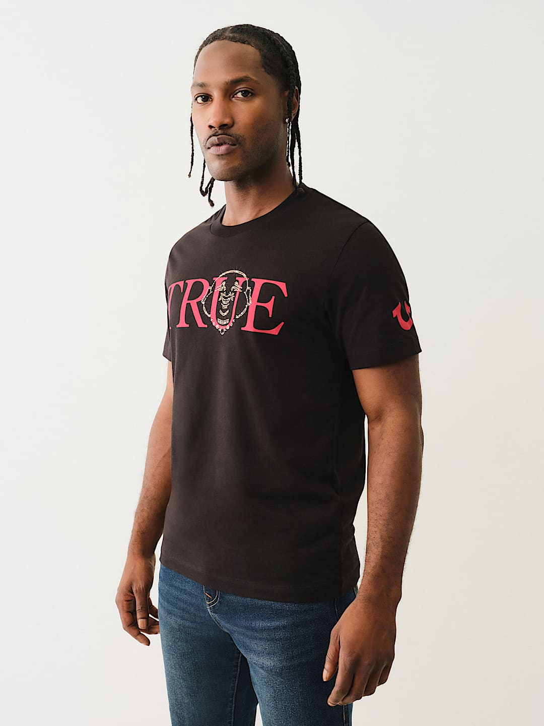 CRYSTAL BUDDHA FACE TEE, image 2