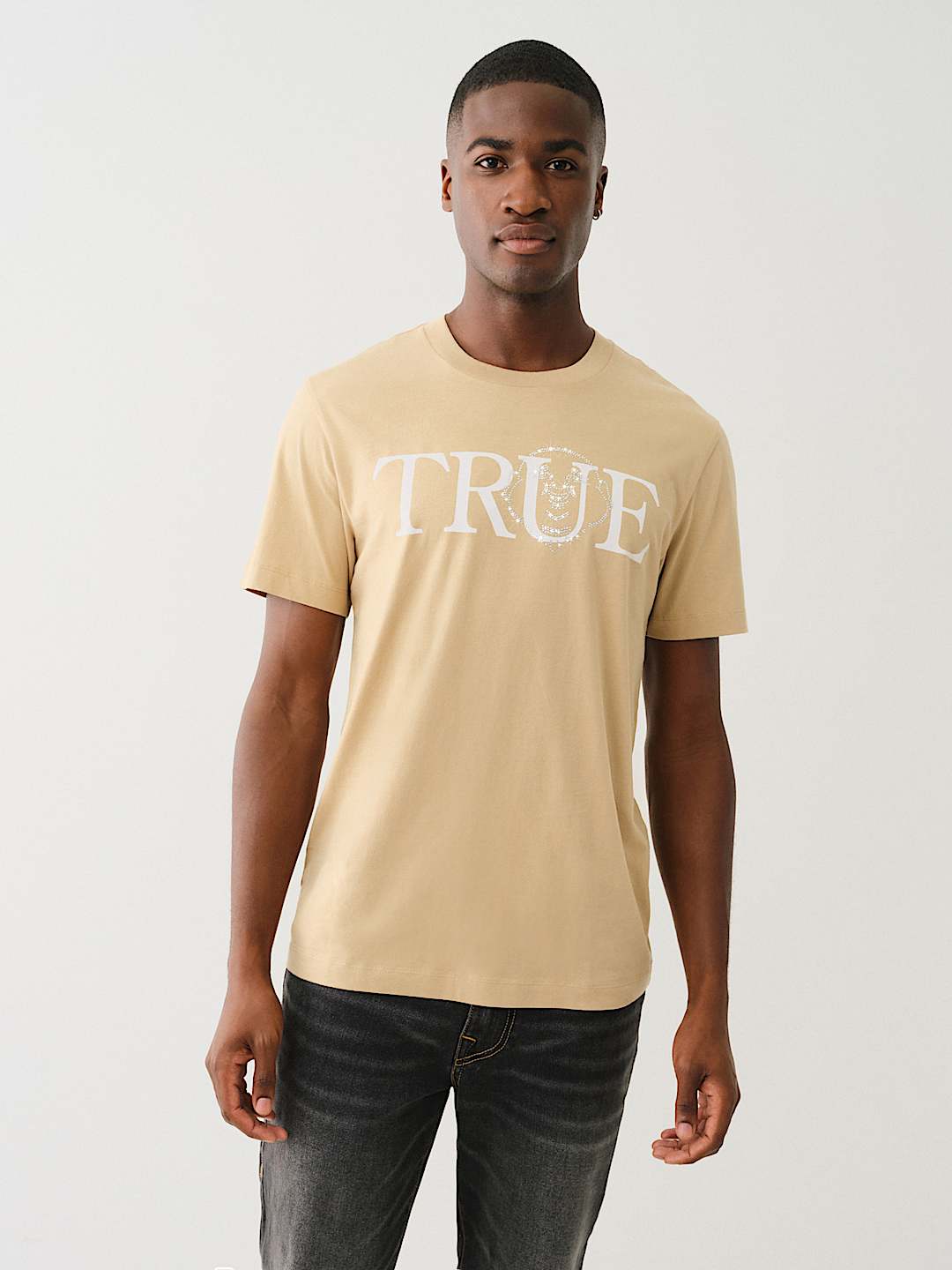 CRYSTAL BUDDHA FACE TEE | True Religion