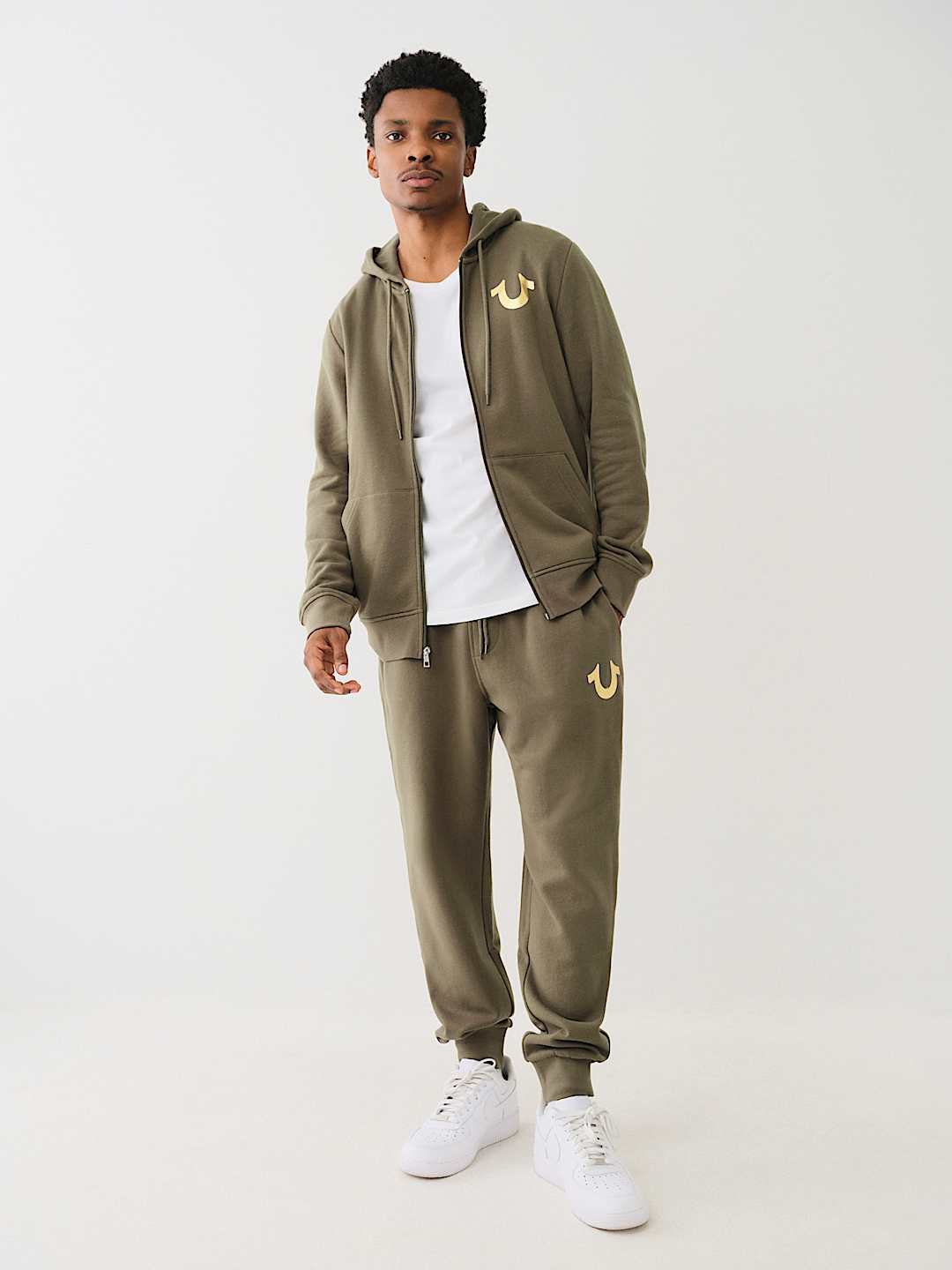 HORSESHOE LOGO DRAWSTRING JOGGER, image 3