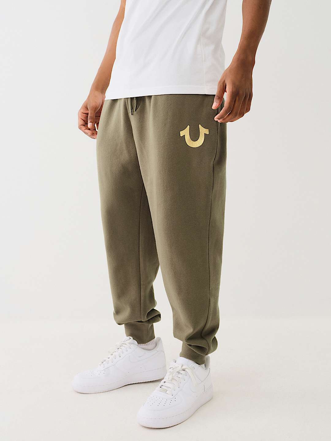 HORSESHOE LOGO DRAWSTRING JOGGER, image 1