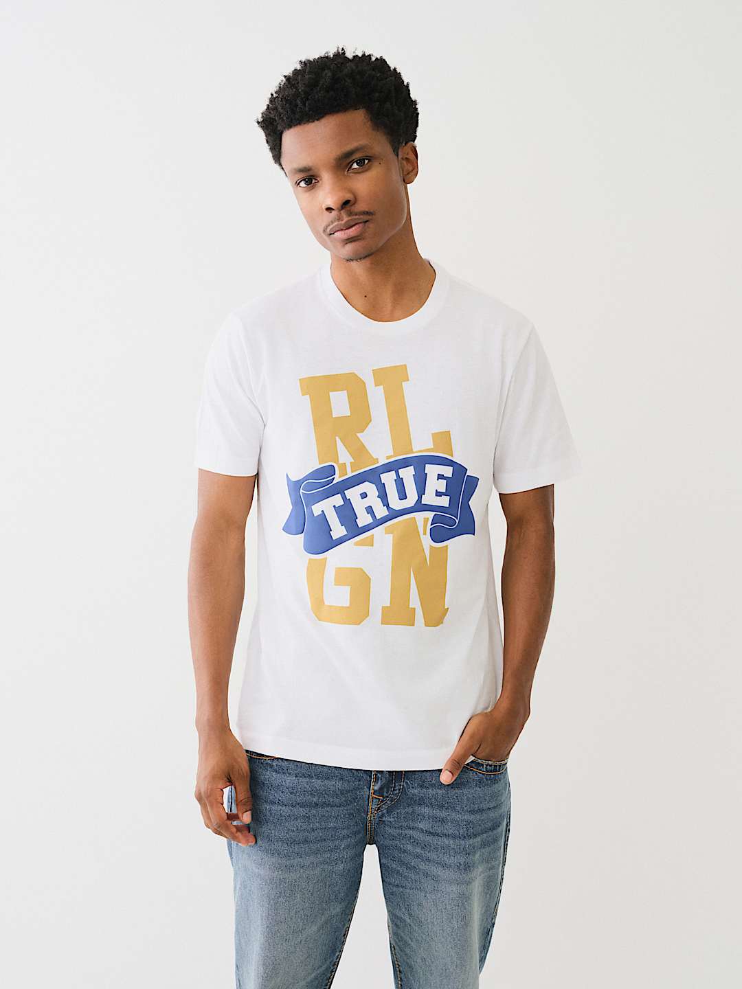TRUE RLGN BANNER TEE, image 1