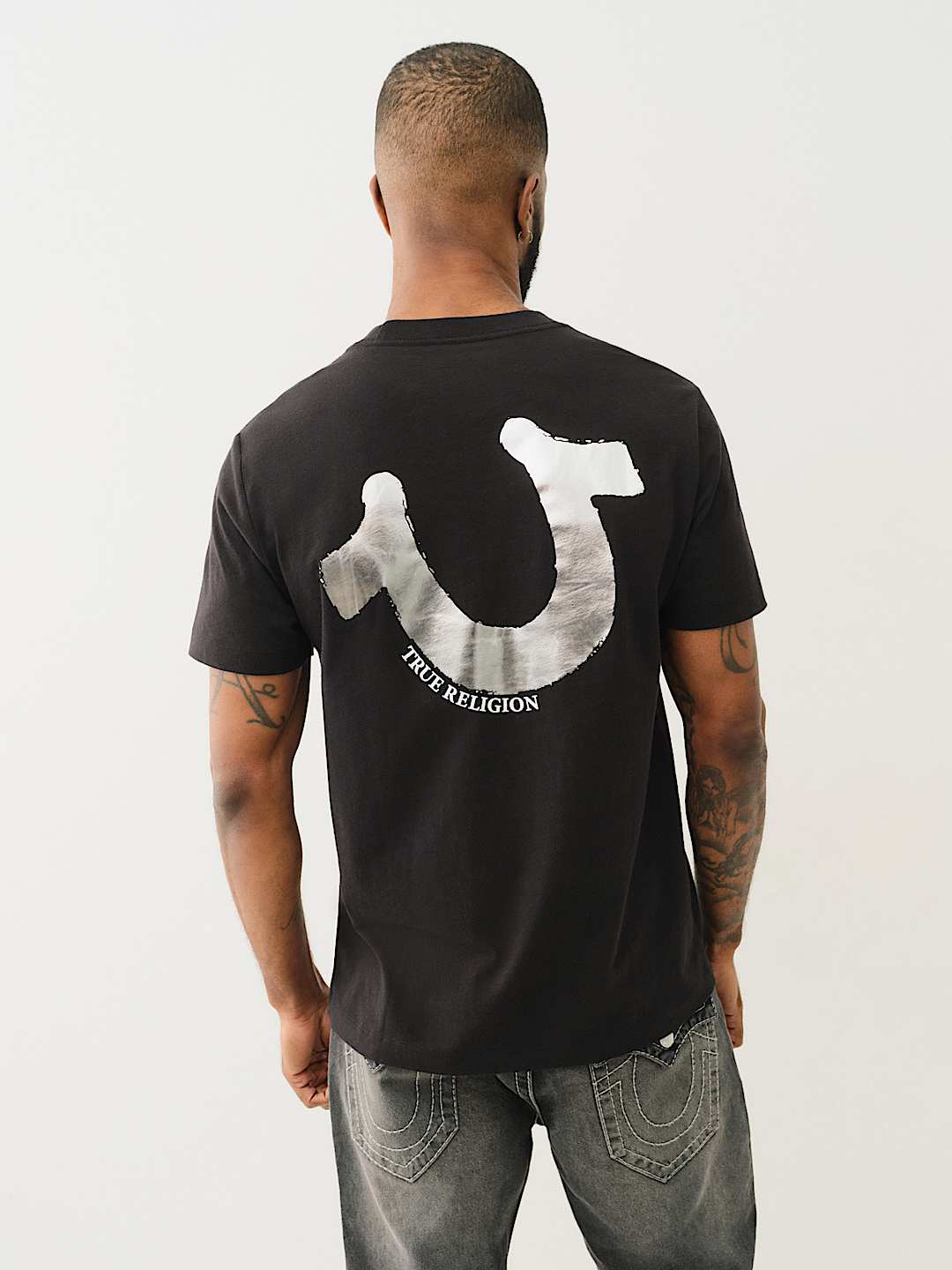 DIAGONAL HORSESHOE TEE, image 1