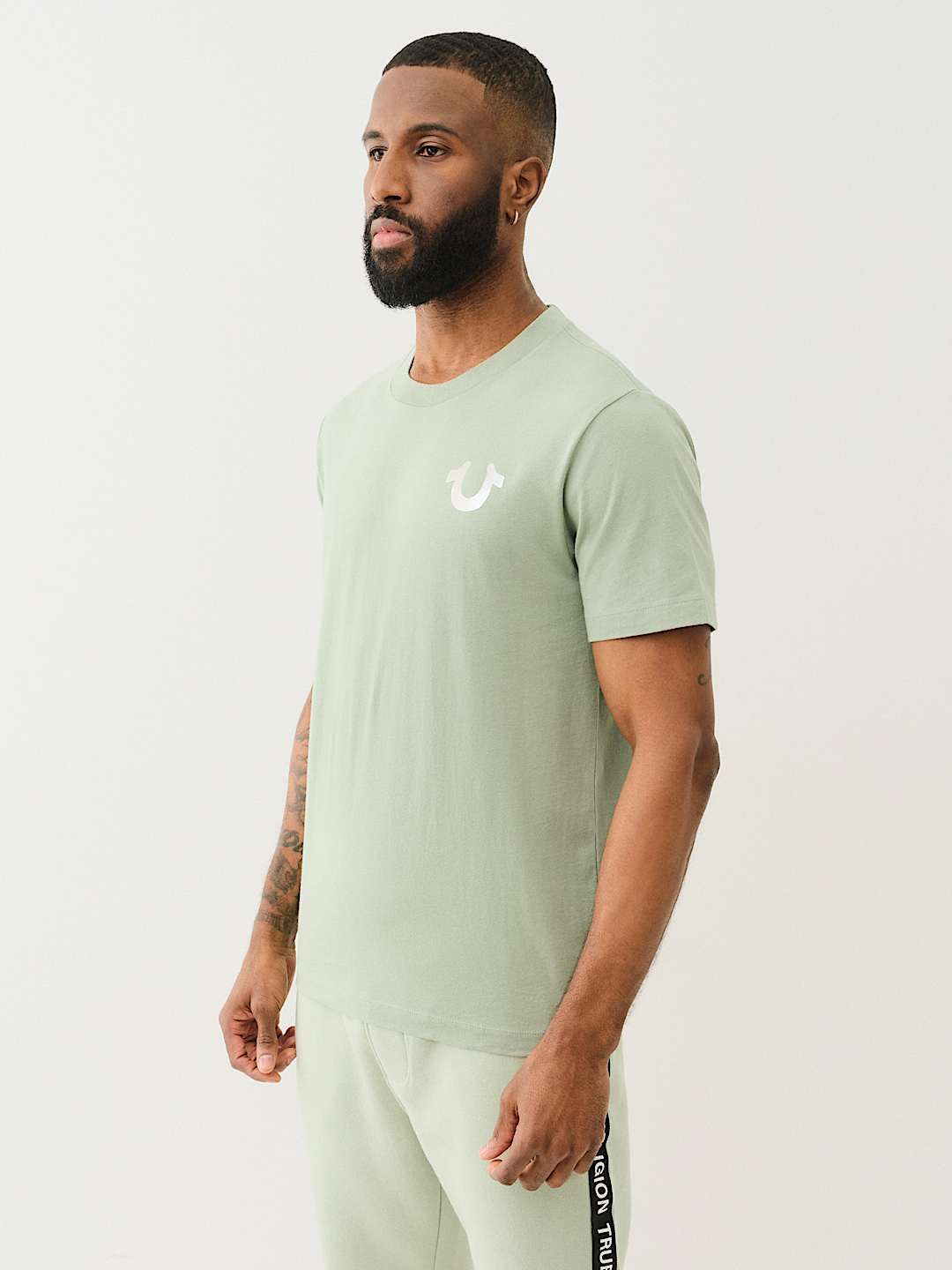 DIAGONAL HORSESHOE TEE, image 3