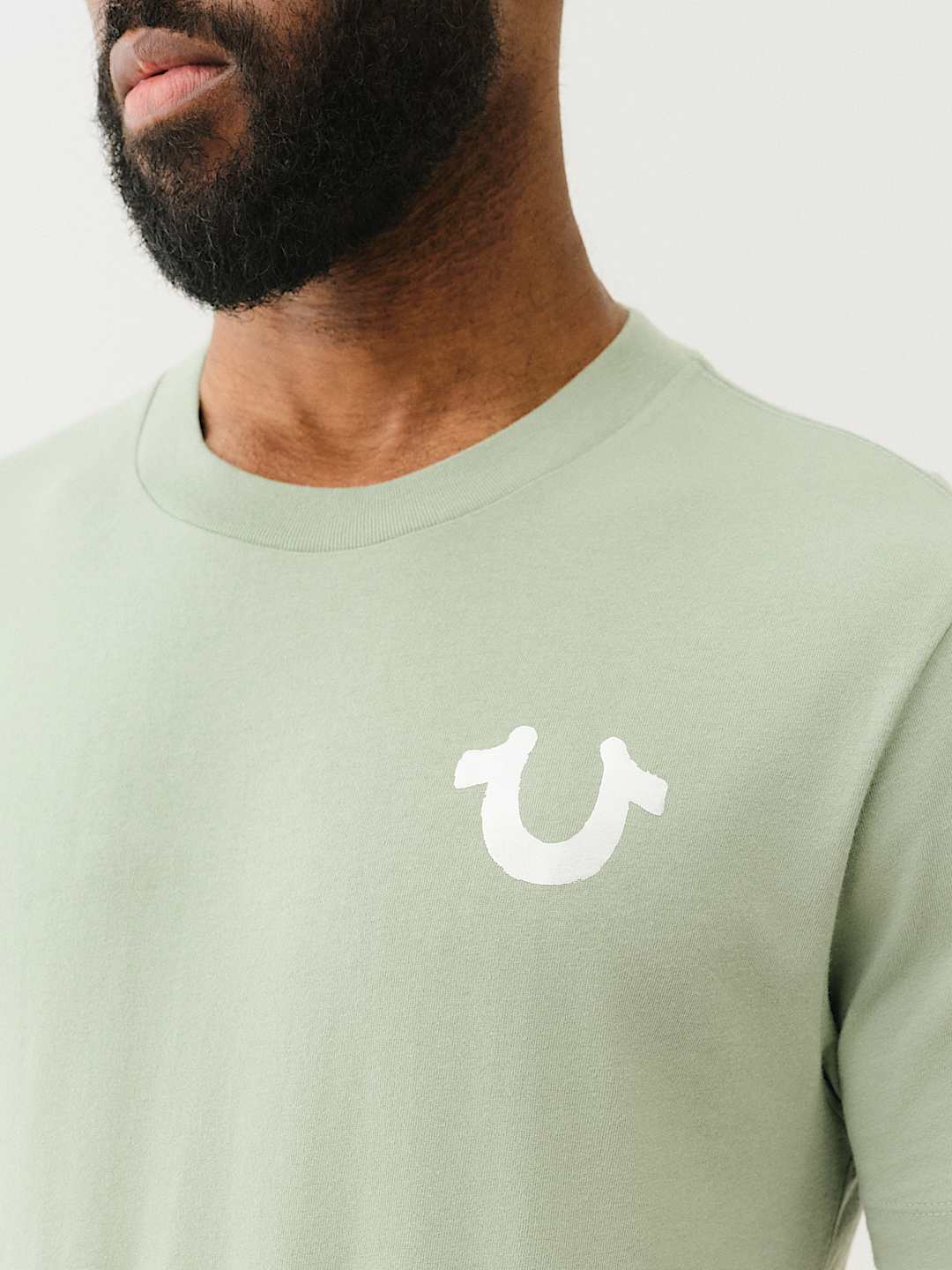DIAGONAL HORSESHOE TEE, image 4