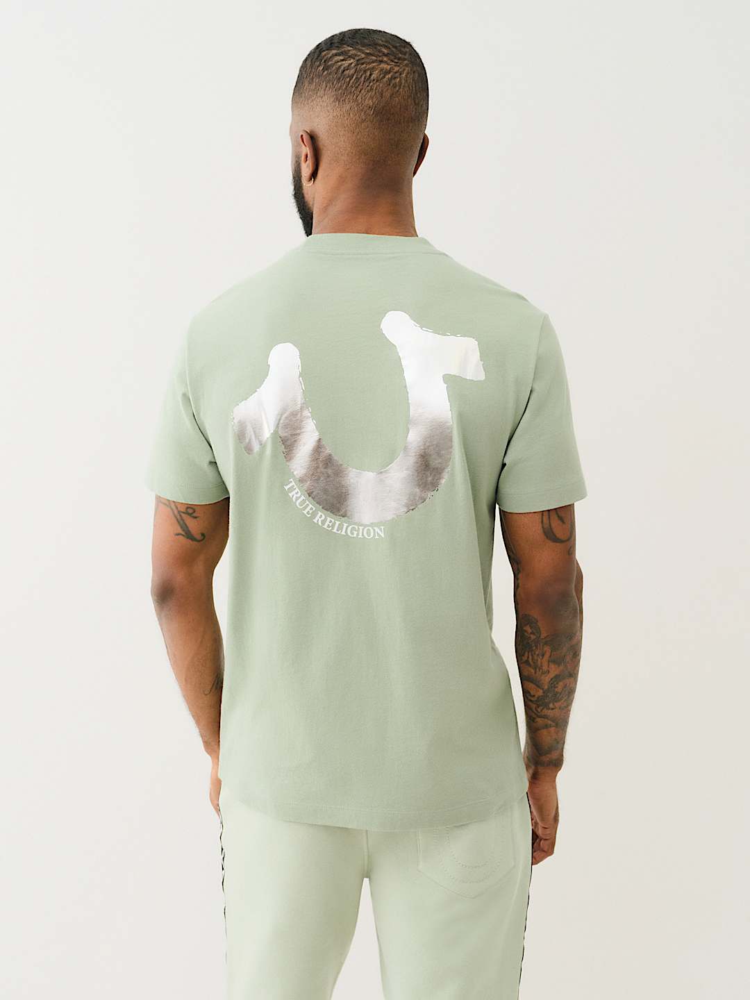 DIAGONAL HORSESHOE TEE, image 1