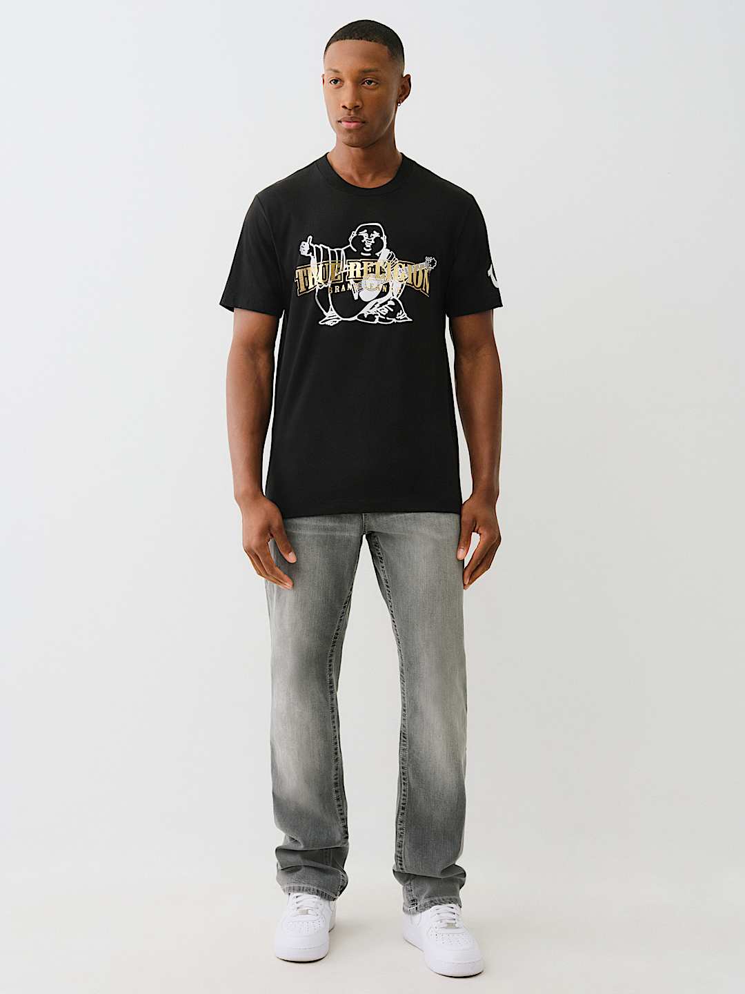 関税込み♪【TRUE RELIGION】DIMENSIONAL ロゴ ★ Tシャツ DIMENSIONAL LOGO TEE | True Religion