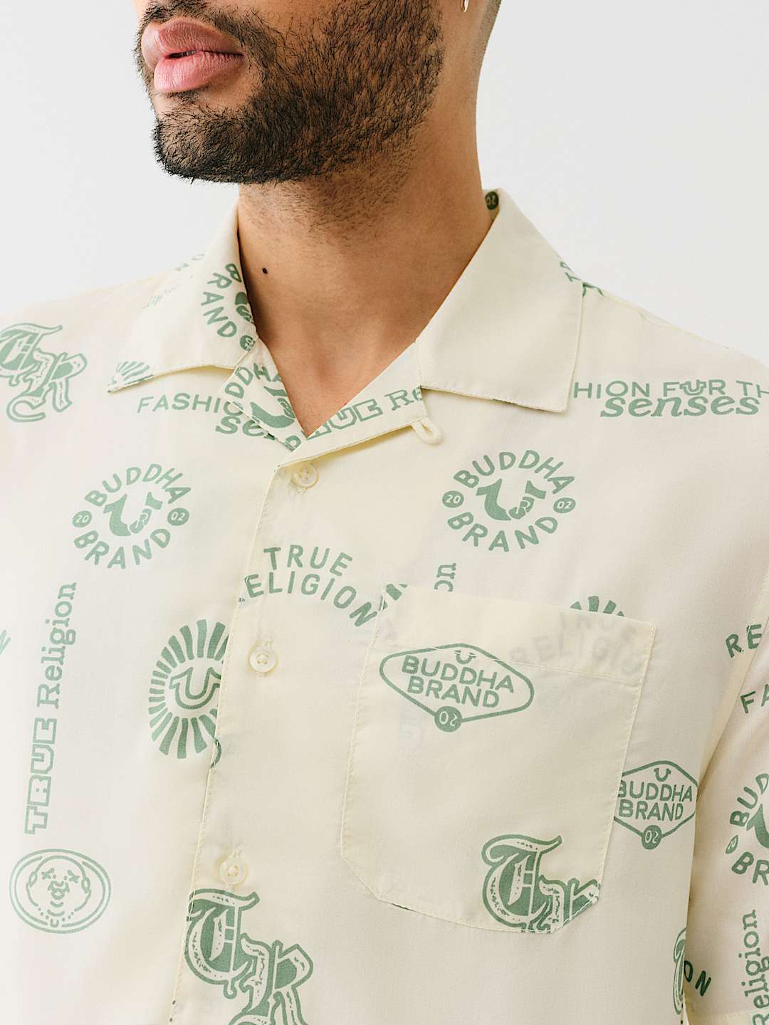 ALLOVER LOGO RESORT SHIRT, image 2