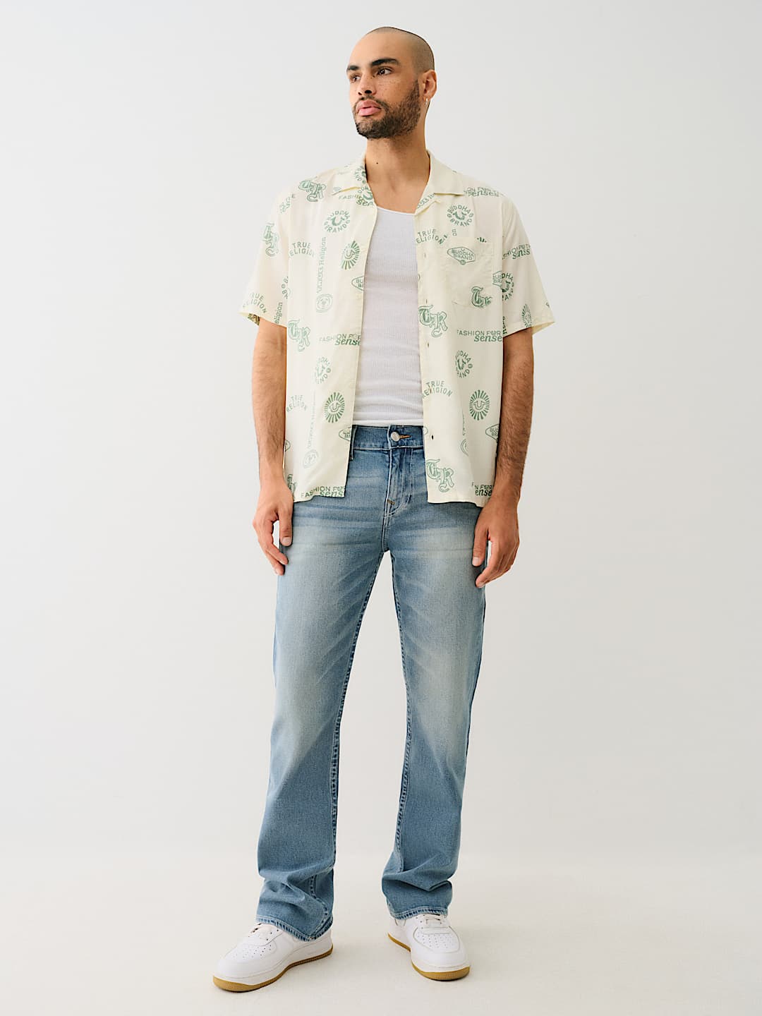ALLOVER LOGO RESORT SHIRT, image 6