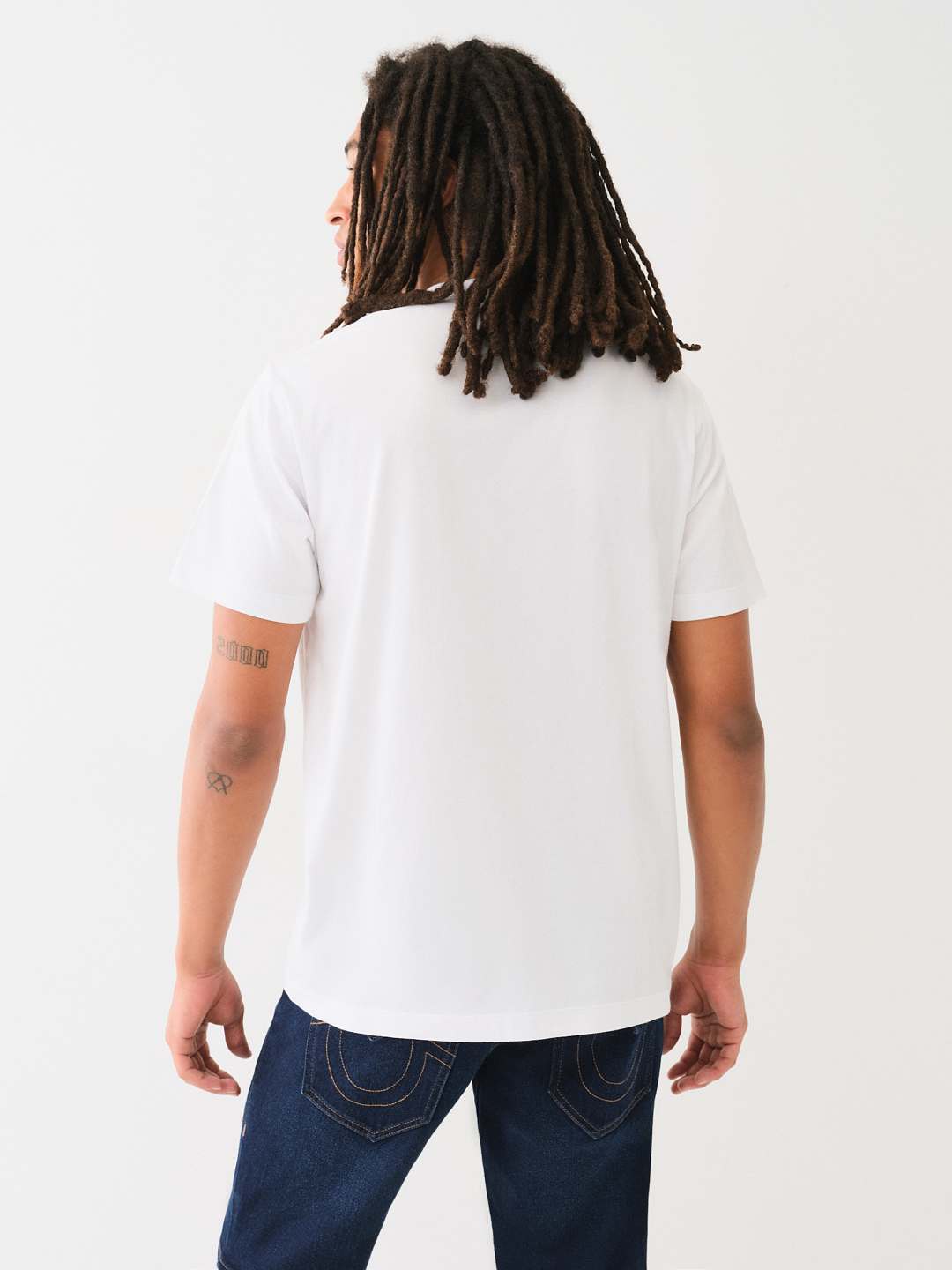 METALLIC LOGO TAPING TEE, image 3