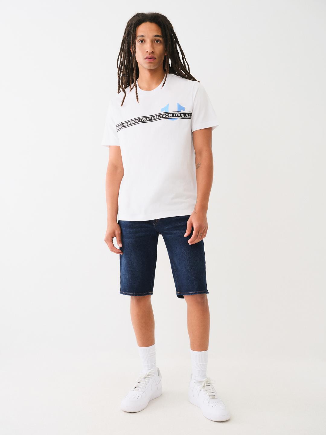 METALLIC LOGO TAPING TEE, image 4