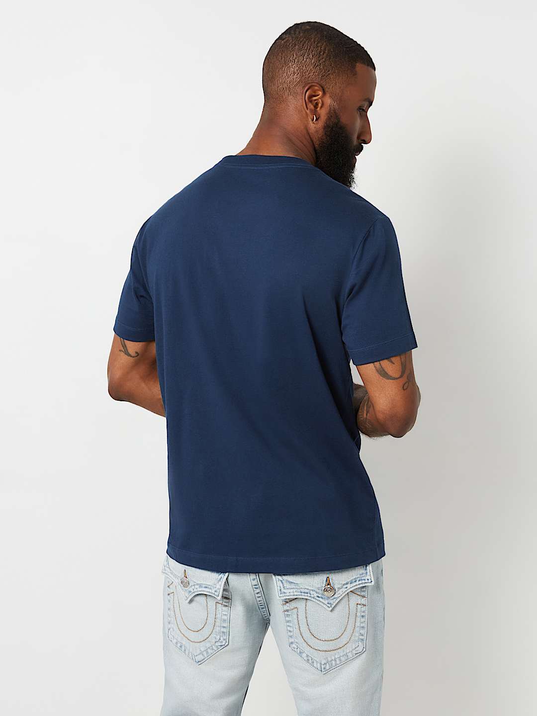 METALLIC LOGO TAPING TEE, image 3