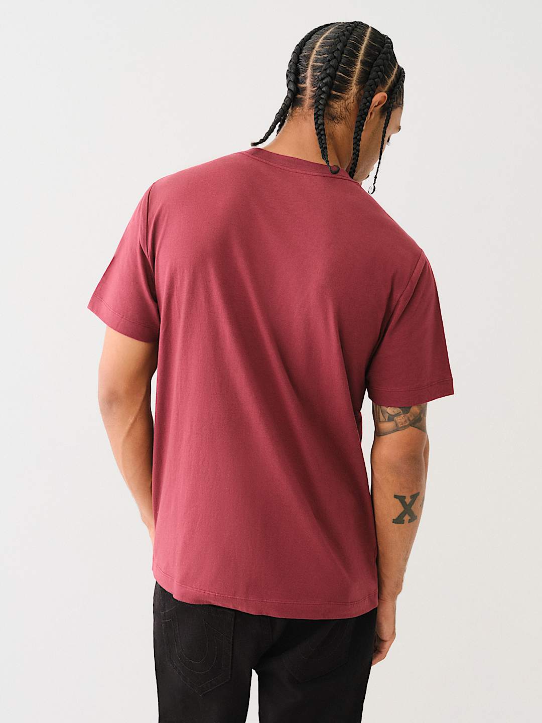 METALLIC LOGO TAPING TEE, image 3