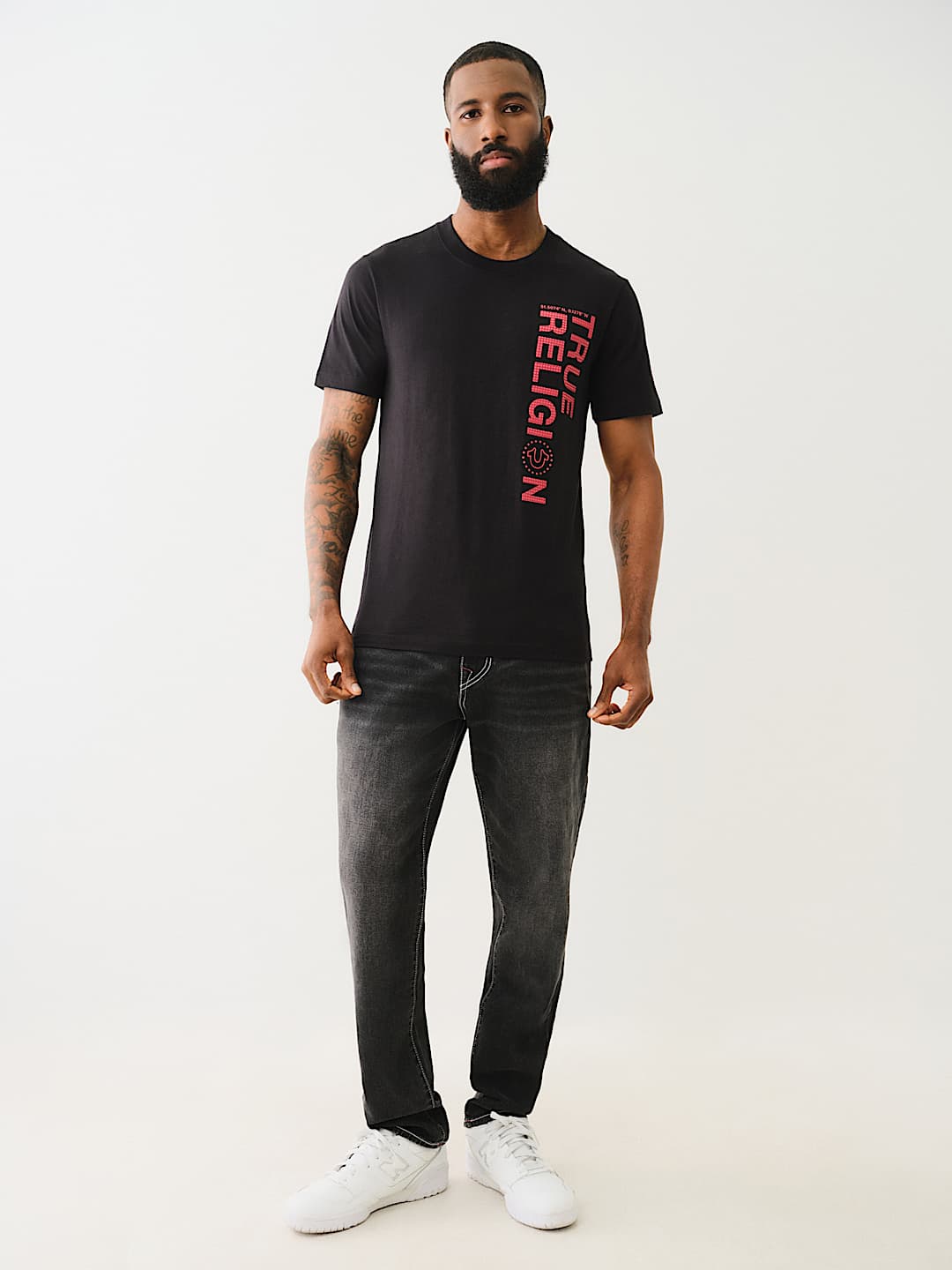 TEXTURED LOGO TEE | True Religion