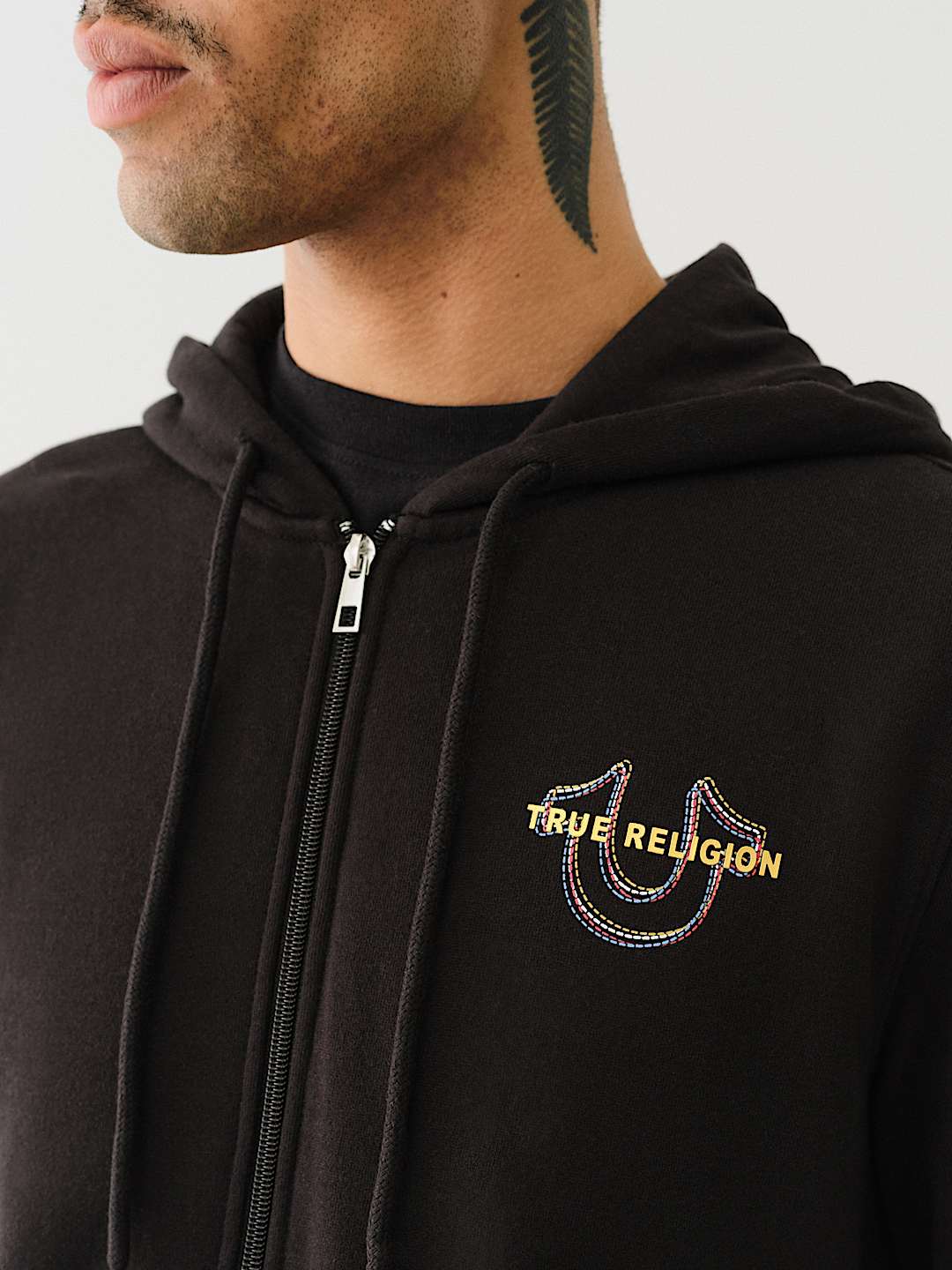 【TRUE RELIGION】★パーカー★ HORSESHOE PAINT ZIP HOODIE HORSESHOE PAINT BIG T ZIP HOODIE | True Religion