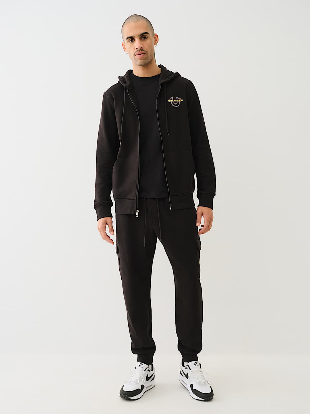 TRUE RELIGION ★【ジップパーカー】HORSESHOE ロゴで見せる一着 MULTI HORSESHOE ZIP HOODIE | True Religion