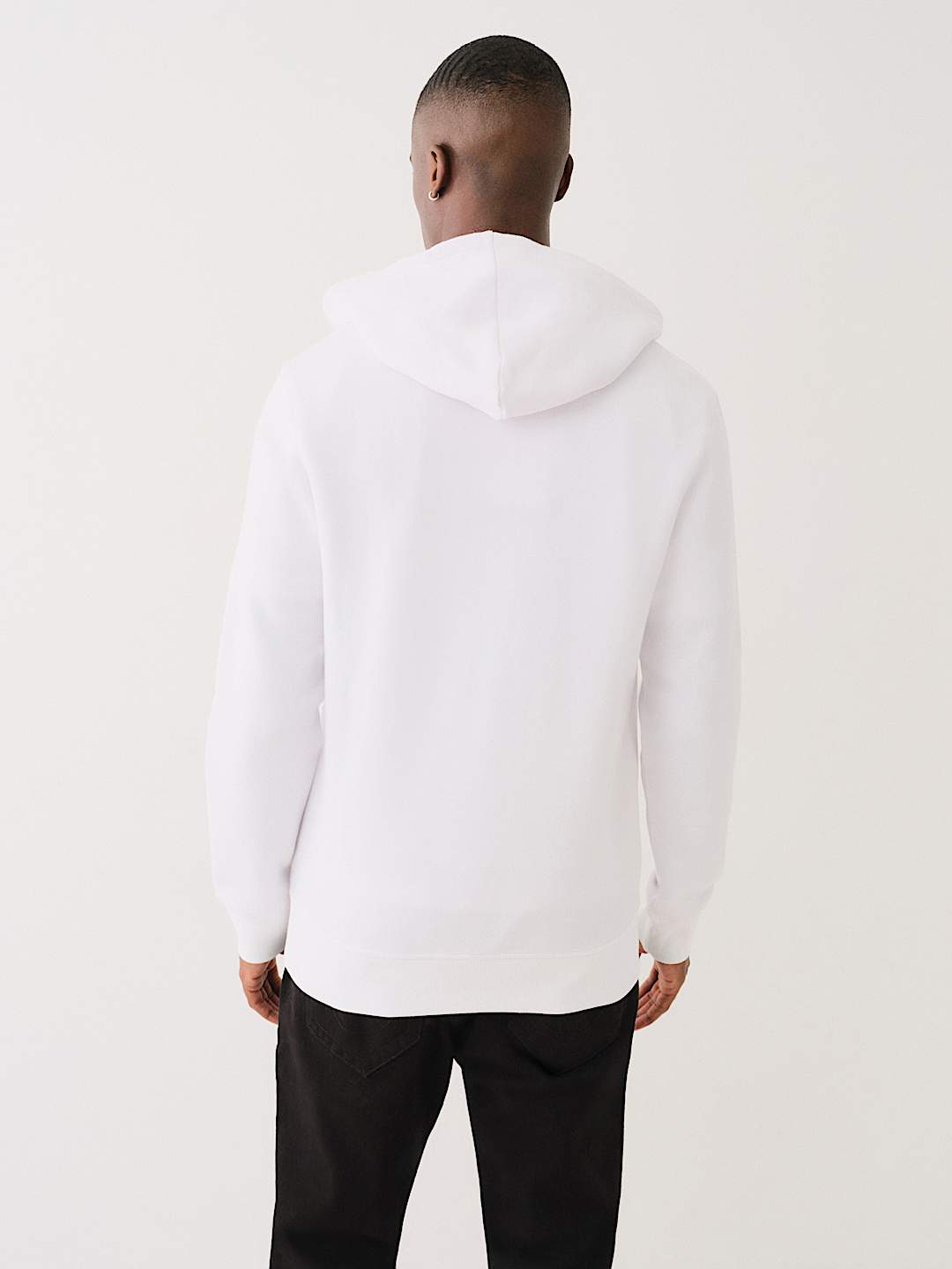 METALLIC LOGO TAPE TRIM ZIP HOODIE, image 4